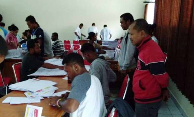 Bawaslu: KPU Kota Jayapura Mulai Lakukan Pelipatan Kertas Suara
