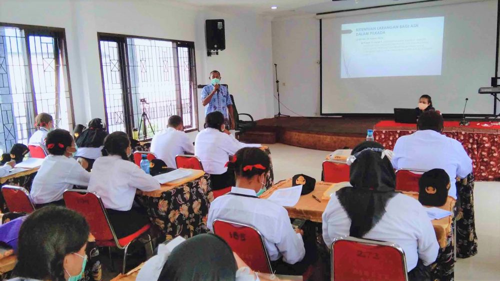 Sampaikan Netralitas ASN pada LATSAR CPNS, Bawaslu Apresiasi BKPP Kota Jayapura