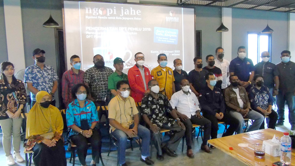 Pencermatan DPT 2019, Bawaslu Kota Jayapura Temukan Sejumlah Kejanggalan