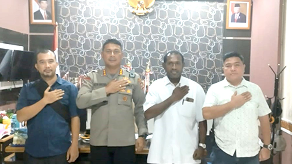 Koordinasi Pembentukan Gakkumdu, Bawaslu Kota Jayapura Sambangi Polresta Jayapura Kota