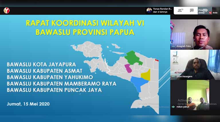 Rapat Koordinasi Wilayah VI Bawaslu Papua Hasilkan Tiga Rencana Strategis