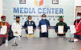 Bawaslu Kota Jayapura dan Kelompok Cipayung Sepakati Kerja Sama