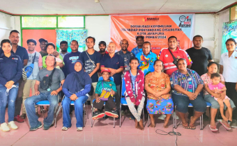 Sosialisasi Pengawasan Partisipatif untuk Penyandang Disabilitas, Bawaslu Kota Jayapura Soroti DPT Disabilitas