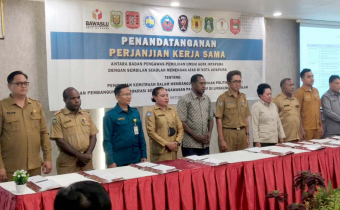 Wujudkan Program OSIS Jaga Hak Pilih, Bawaslu Kota Jayapura Gandeng 9 SMA