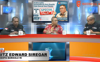 Fritz Edward Siregar Apresiasi Studio Bawaslu Kota Jayapura