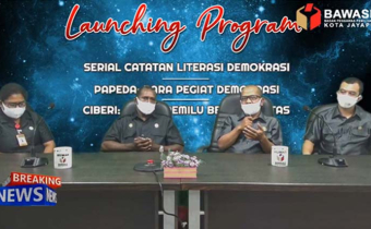 Dukung Literasi Demokrasi, Bawaslu Kota Jayapura Luncurkan Program Kehumasan