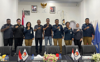 Foto bersama Koordinasi persiapan Pemutakhiran Data Pemilih Berkelanjutan (PDPB) Triwulan I Tahun 2026