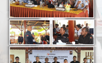 Kegiatan sosialisasi uji petik dalam rangka riset pemetaan kerawanan isu strategis PDPB
