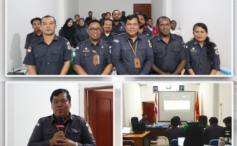 Jayapura, Senin (19/10/2026) — Ketua, anggota, Kepala Sekretariat, serta jajaran staf Bawaslu Kota Jayapura mengikuti Bimbingan Teknis Pengelolaan dan Pelayanan Informasi Publik (PPID) di Kantor Bawaslu Kota Jayapura